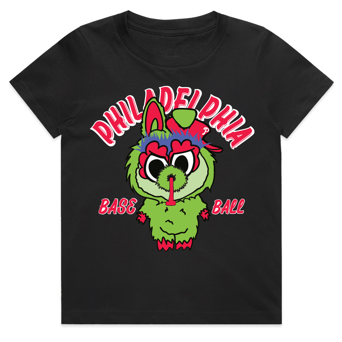 Phillies Phanatic Labubu Kids Tee - The LaPhuPhu Tee
