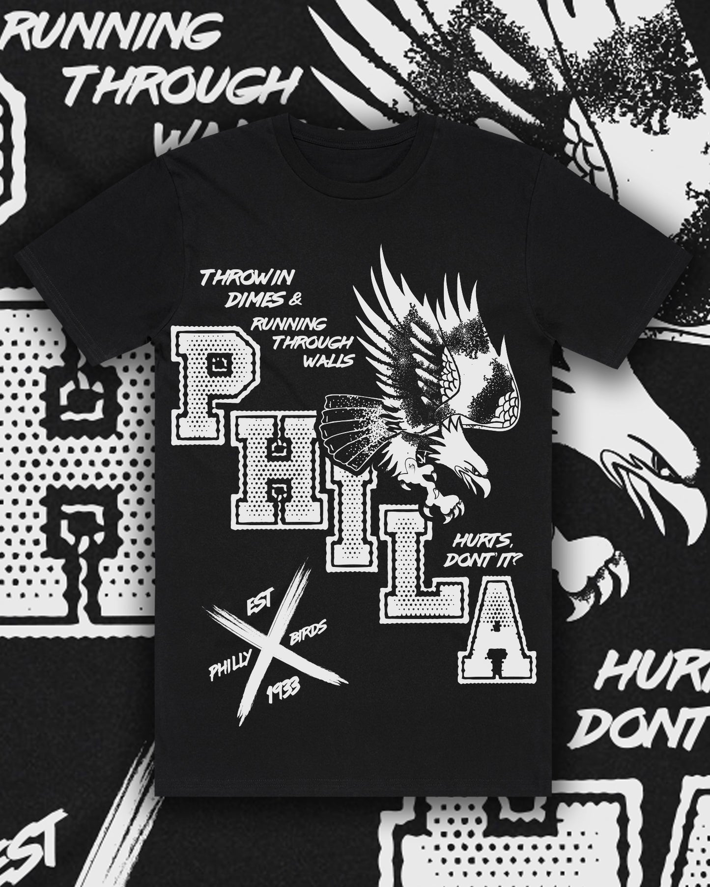 PHILADELPHIA EAGLES "HURTS, DONT IT?" SHIRT