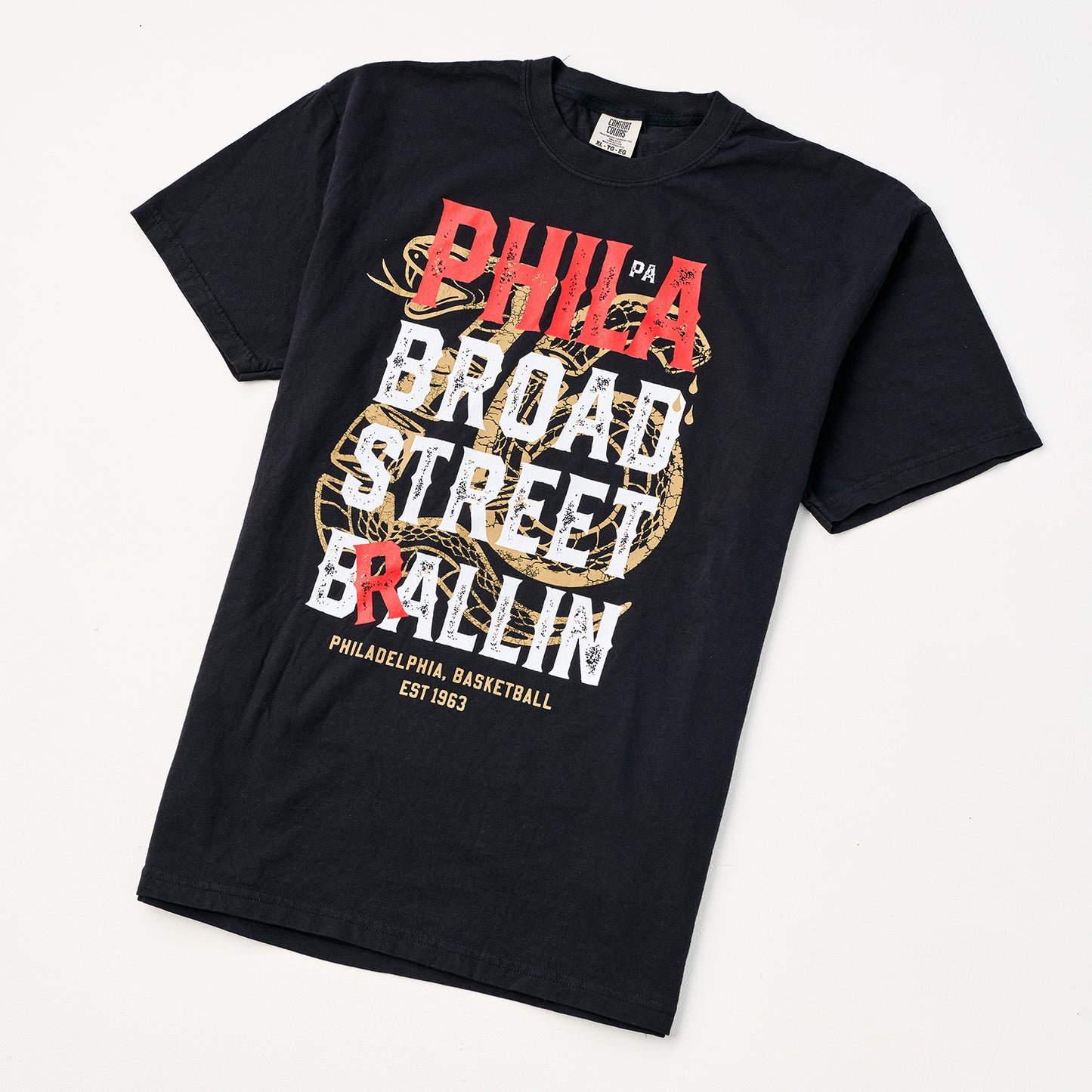 PHILADELPHIA 76ERS - SIXERS BROAD STREET BRALLIN TEE