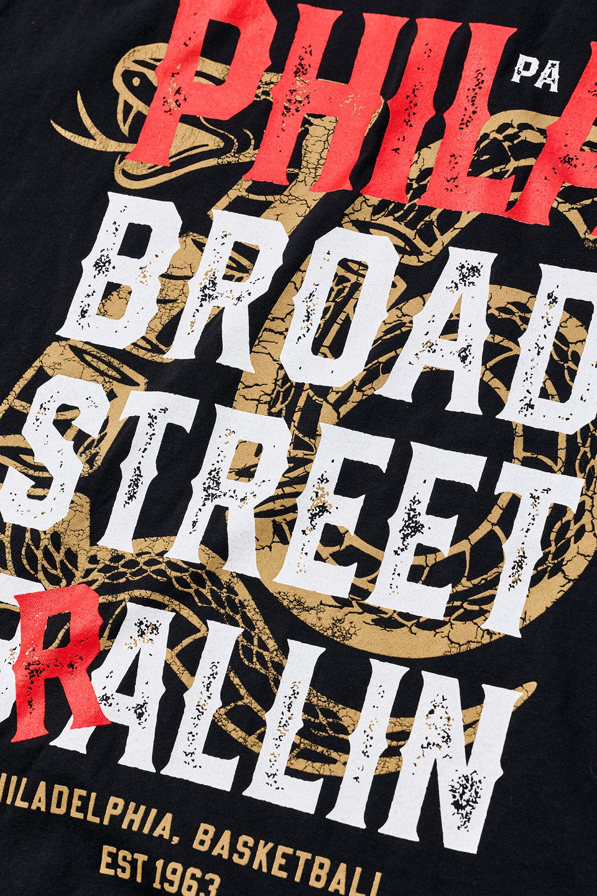 PHILADELPHIA 76ERS - SIXERS BROAD STREET BRALLIN TEE